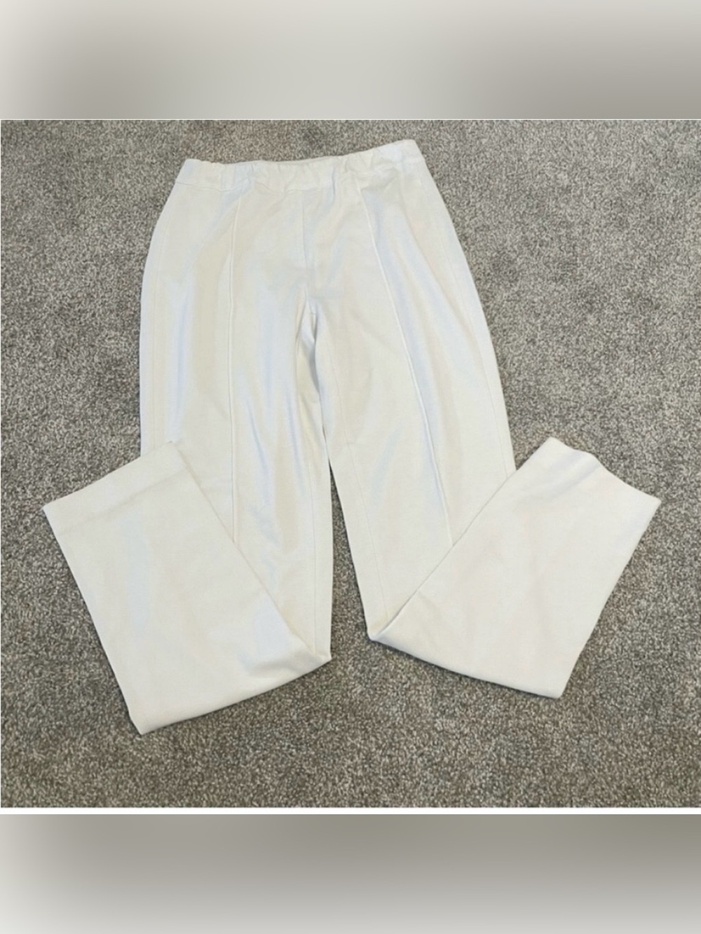Soft Surroundings White Flowy Pants